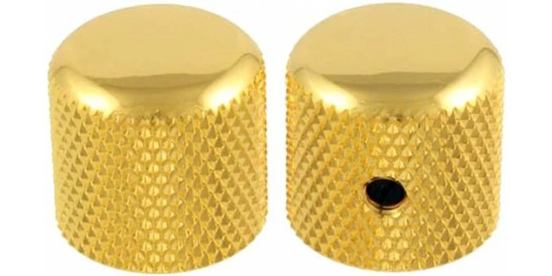 Allparts MK-0910-002 Gold Dome Guitar Control Knobs 3 Allparts MK-0910-002 Gold Dome Guitar Control Knobs