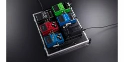 BOSS WL-50 Guitar Pedalboard Wireless System -Guitar Parts Store boss wl 50 guitar pedalboard wireless system pedalboard top angle