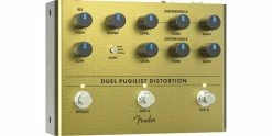 Fender Duel Pugilist Distortion 8 Fender Duel Pugilist Distortion -Guitar Parts Store fender duel pugilist distortion front angle 2