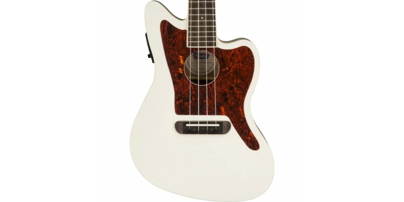 Fender Fullerton Jazzmaster Ukulele Olympic White 4 Fender Fullerton Jazzmaster Ukulele Olympic White - Image 2