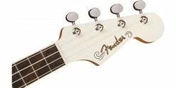 Fender Fullerton Jazzmaster Ukulele Olympic White 14 Fender Fullerton Jazzmaster Ukulele Olympic White -Guitar Parts Store fender fullerton jazzmaster ukulele olympic white headstock