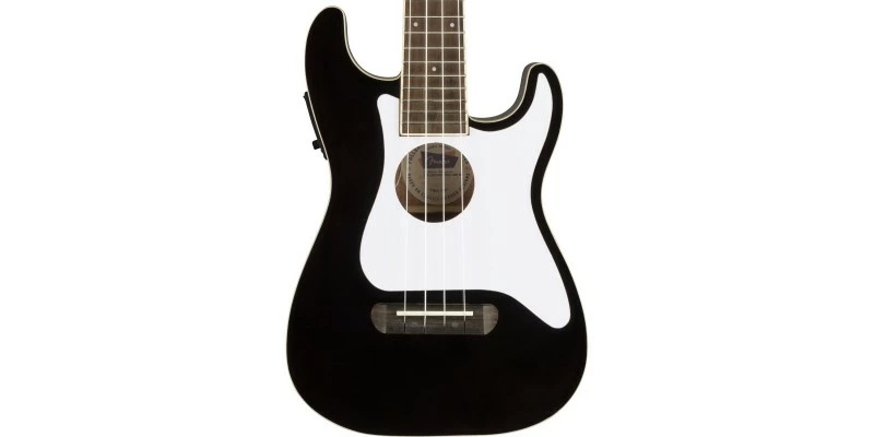 Fender Fullerton Strat Ukulele Black 4 Fender Fullerton Strat Ukulele Black - Image 2