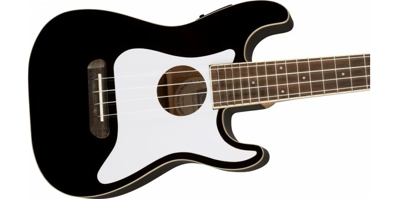 Fender Fullerton Strat Ukulele Black 5 Fender Fullerton Strat Ukulele Black - Image 3
