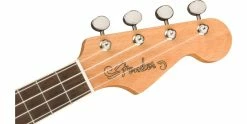 Fender Fullerton Strat Ukulele Black 14 Fender Fullerton Strat Ukulele Black -Guitar Parts Store fender fullerton strat uke black headstock