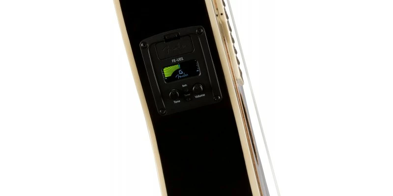 Fender Fullerton Strat Ukulele Black 6 Fender Fullerton Strat Ukulele Black - Image 4