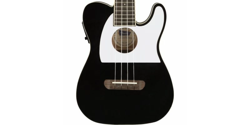 Fender Fullerton Tele Ukulele Black 4 Fender Fullerton Tele Ukulele Black - Image 2