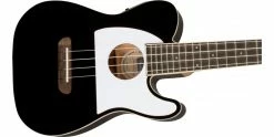 Fender Fullerton Tele Ukulele Black 11 Fender Fullerton Tele Ukulele Black -Guitar Parts Store fender fullerton tele uke black body angle