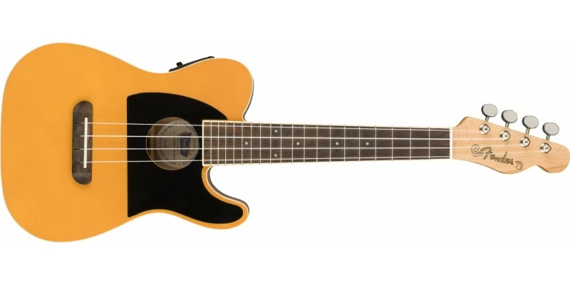 Fender Fullerton Tele Ukulele Butterscotch Blonde 2 Fender Fullerton Tele Ukulele Butterscotch Blonde