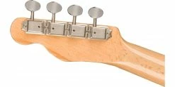 Fender Fullerton Tele Ukulele Butterscotch Blonde 14 Fender Fullerton Tele Ukulele Butterscotch Blonde -Guitar Parts Store fender fullerton tele ukulele butterscotch blonde headstock back