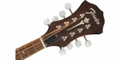 Fender Paramount PM-180E Mandolin Aged Cognac Burst -Guitar Parts Store fender paramount pm 180e mandolin aged cognac burst headstock