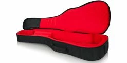 Gator GT-ACOUSTIC-BLK Transit Series Acoustic Guitar Gig Bag Charcoal -Guitar Parts Store gator transit series acoustic guitar bag gt acoustic blk open