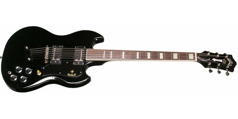 Guild S-100 Polara Black Electric Guitar 5 Guild S-100 Polara Black Electric Guitar - Image 3