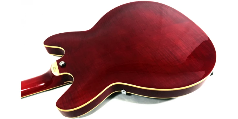 Hagstrom Tremar Viking Deluxe Wild Cherry Transparent 7 Hagstrom Tremar Viking Deluxe Wild Cherry Transparent - Image 6