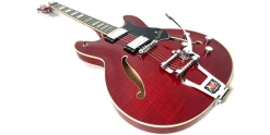 Guitar Parts Store -Guitar Parts Store hagstrom tremar viking deluxe wild cherry transparent body 3