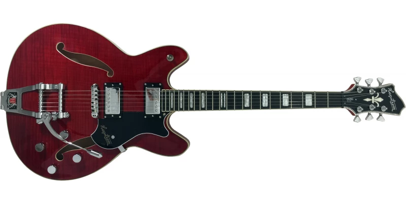 Hagstrom Tremar Viking Deluxe Wild Cherry Transparent 2 Hagstrom Tremar Viking Deluxe Wild Cherry Transparent