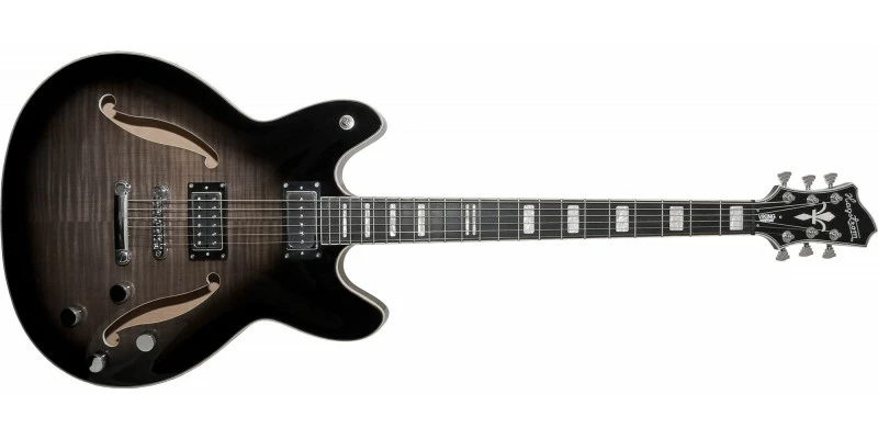 Hagstrom Viking Deluxe Baritone Cosmic Black Burst 2 Hagstrom Viking Deluxe Baritone Cosmic Black Burst