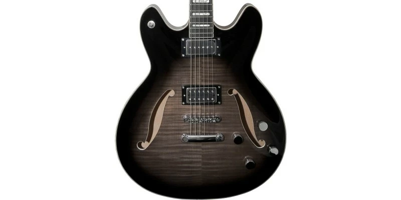 Hagstrom Viking Deluxe Baritone Cosmic Black Burst 3 Hagstrom Viking Deluxe Baritone Cosmic Black Burst - Image 2