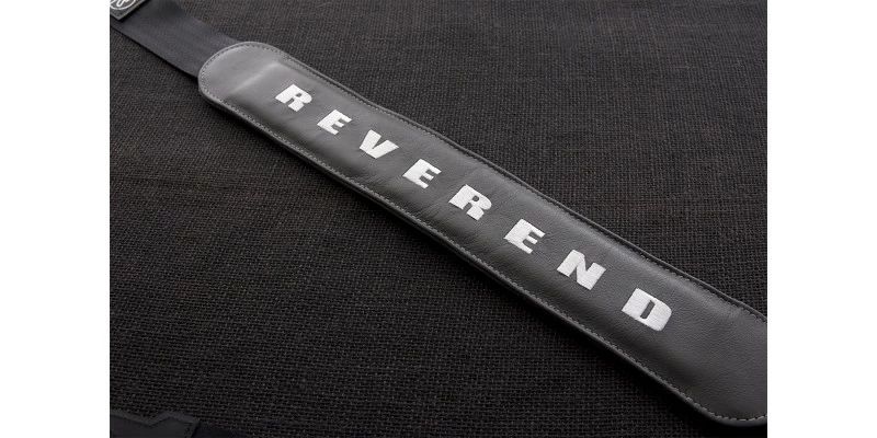 Reverend Padded Guitar Strap Gun Metal Gray 4 Reverend Padded Guitar Strap Gun Metal Gray - Image 2