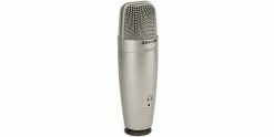 Samson C01U Pro USB Studio Condenser Microphone -Guitar Parts Store samson c01u pro usb studio condenser microphone side