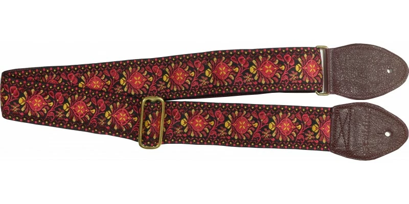 Souldier Custom Hendrix Guitar Strap Maroon/Red 3 Souldier Custom Hendrix Guitar Strap Maroon/Red