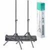 Stagg Speaker Stand Pair With Bag Black 2 Stagg Speaker Stand Pair With Bag Black -Guitar Parts Store stagg speaker stand pair with bag black main