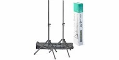 Stagg Speaker Stand Pair With Bag Black