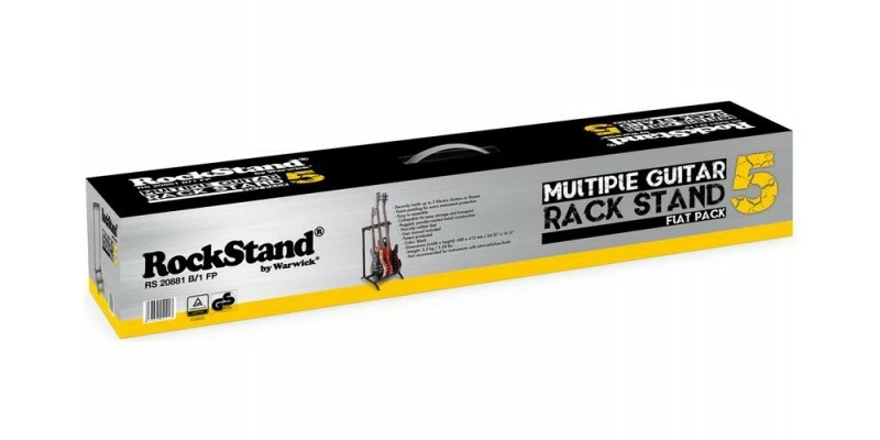 Warwick RockStand Multiple Guitar Rack Stand For 5 Electric Guitars / Basses Flat-Pack 7 Warwick RockStand Multiple Guitar Rack Stand For 5 Electric Guitars / Basses Flat-Pack - Image 5