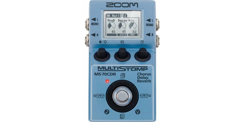 Zoom MS-70CDR MultiStomp Chorus, Delay, Reverb Pedal 3 Zoom MS-70CDR MultiStomp Chorus, Delay, Reverb Pedal