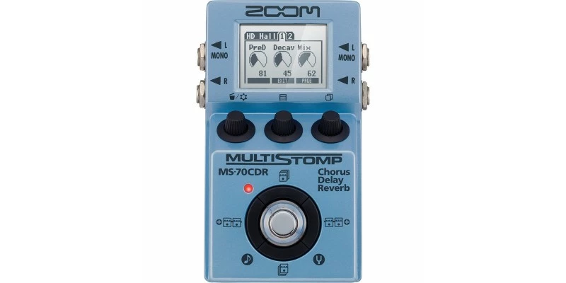 Zoom MS-70CDR MultiStomp Chorus, Delay, Reverb Pedal 6 Zoom MS-70CDR MultiStomp Chorus, Delay, Reverb Pedal - Image 4